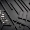 Dywaniki samochodowe NOMAD przednie ze skórzaną czarną lamówką dopasowane do BMW Seria 5 E60 2003-2010