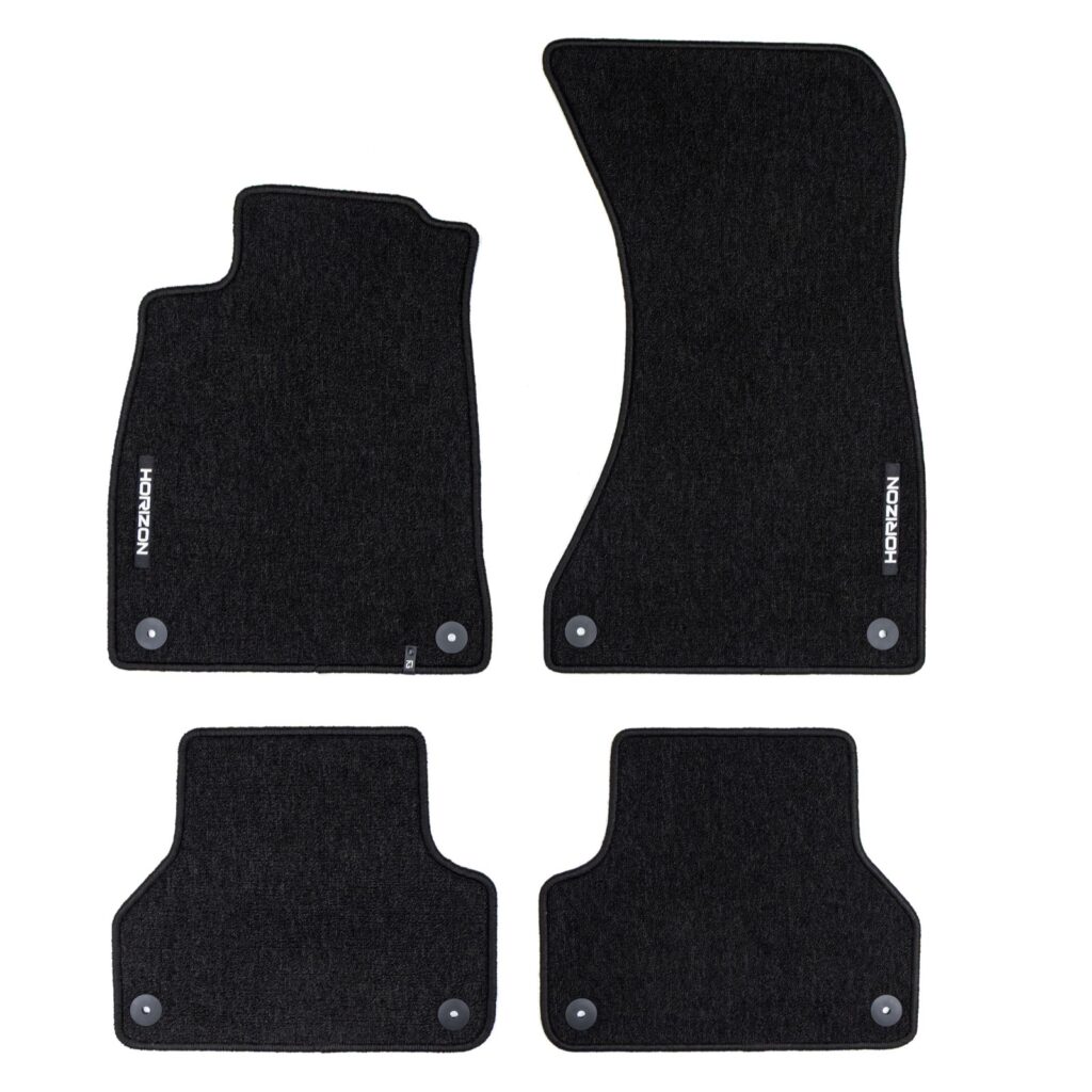 Dywaniki samochodowe welurowe Horizon do Audi A4 B9 2015-2023